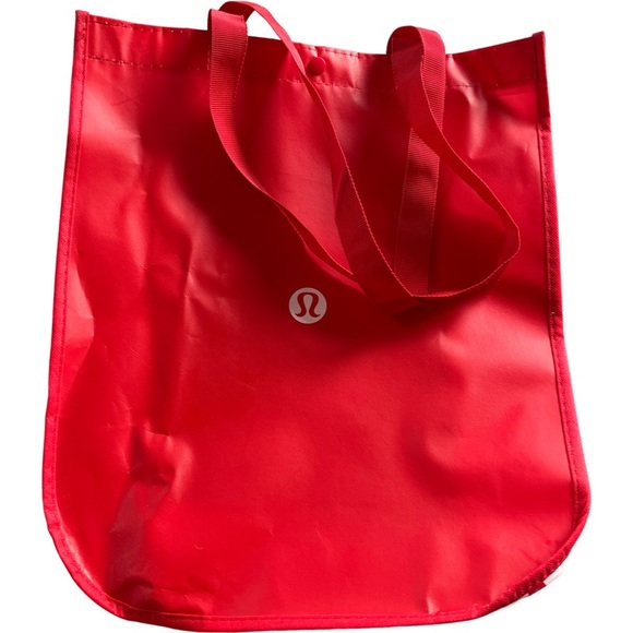 LuLuLemon reusable tote bag. Red. Large. - Picture 1 of 3